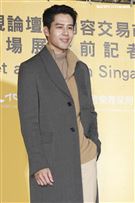 2019新加坡電視影匯市場展行前記者會《王牌辯護人》演員胡宇威。（圖／記者林士傑攝影）