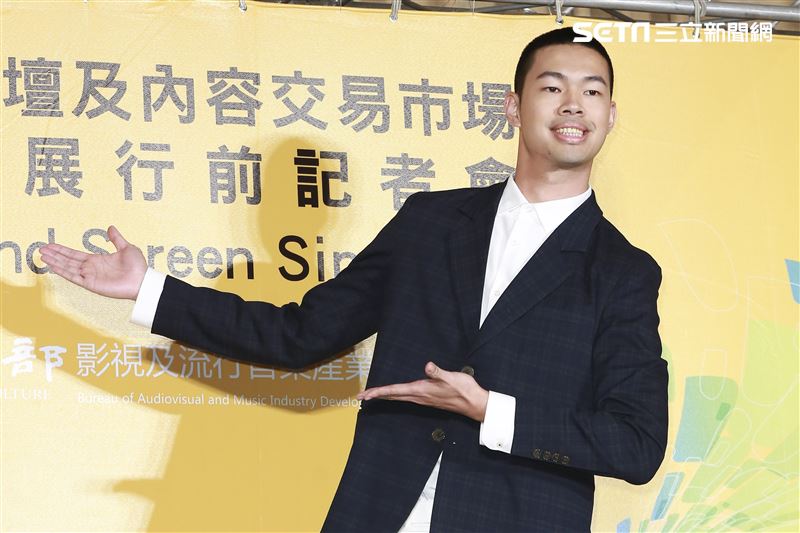 2019新加坡電視影匯市場展行前記者會《守著陽光守著你》演員陳大天。（圖／記者林士傑攝影）