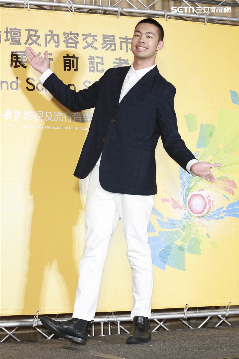 2019新加坡電視影匯市場展行前記者會《守著陽光守著你》演員陳大天。（圖／記者林士傑攝影）