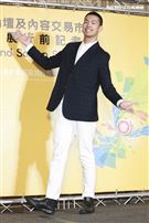 2019新加坡電視影匯市場展行前記者會《守著陽光守著你》演員陳大天。（圖／記者林士傑攝影）