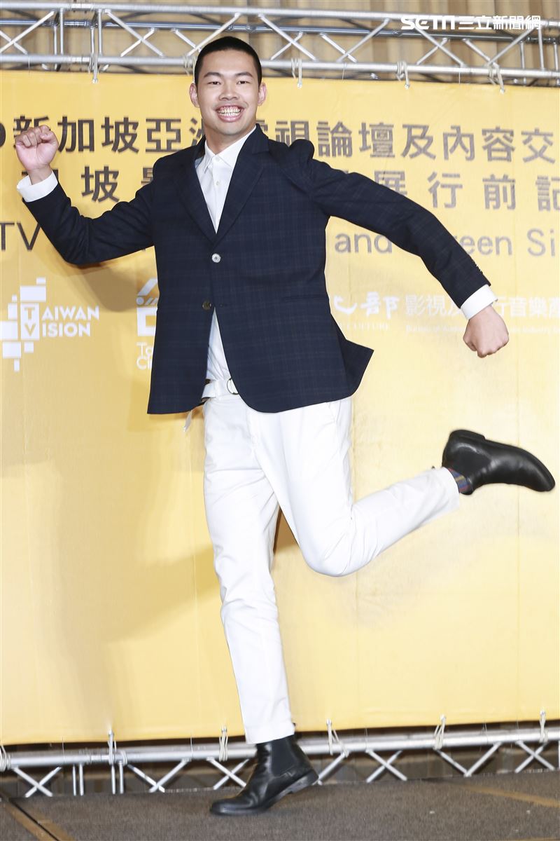 2019新加坡電視影匯市場展行前記者會《守著陽光守著你》演員陳大天。（圖／記者林士傑攝影）