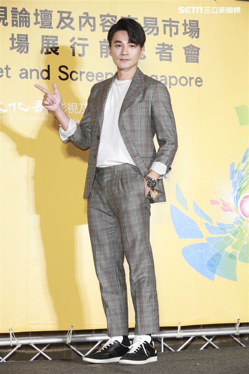 2019新加坡電視影匯市場展行前記者會《守著陽光守著你》演員是元介。（圖／記者林士傑攝影）