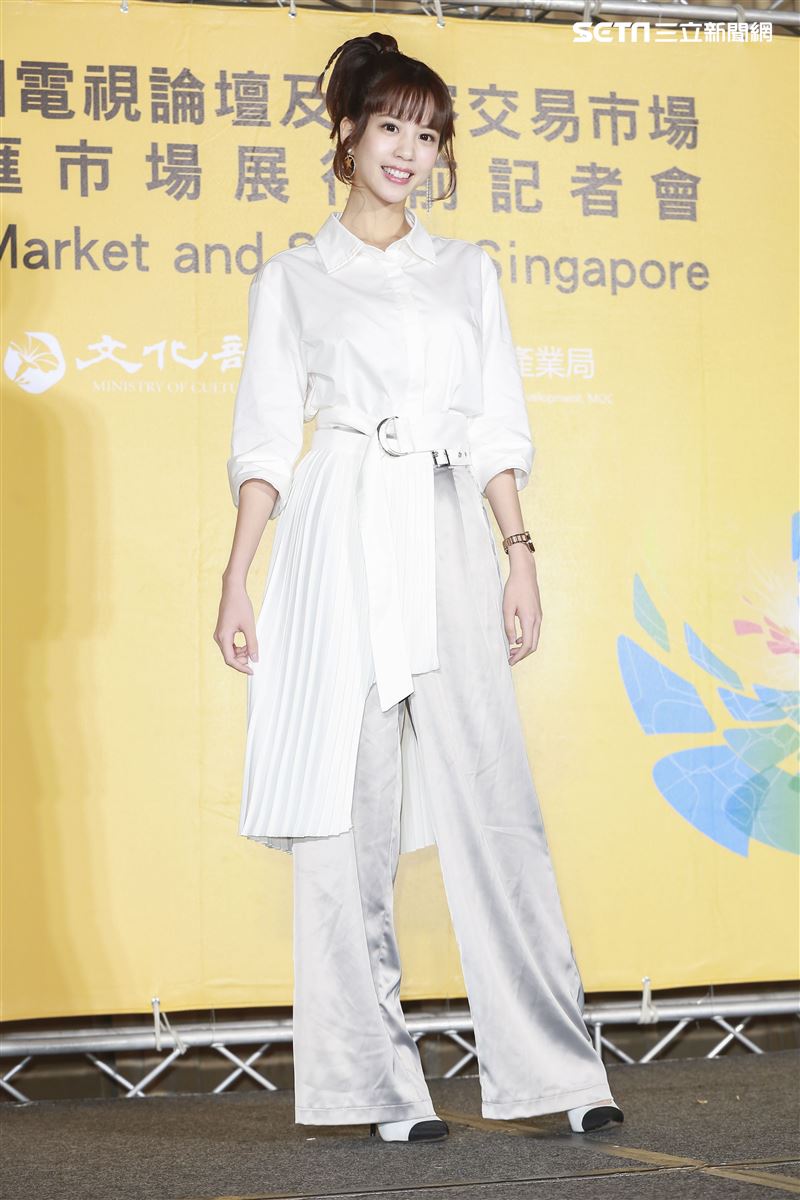 2019新加坡電視影匯市場展行前記者會《守著陽光守著你》演員何紫姸。（圖／記者林士傑攝影）