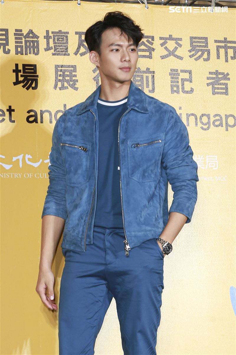 2019新加坡電視影匯市場展行前記者會《違反校規的跳投》演員吳念軒。（圖／記者林士傑攝影）