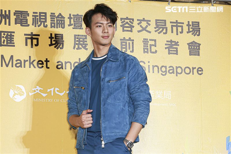 2019新加坡電視影匯市場展行前記者會《違反校規的跳投》演員吳念軒。（圖／記者林士傑攝影）