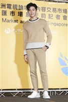 2019新加坡電視影匯市場展行前記者會《違反校規的跳投》演員宋緯恩。（圖／記者林士傑攝影）