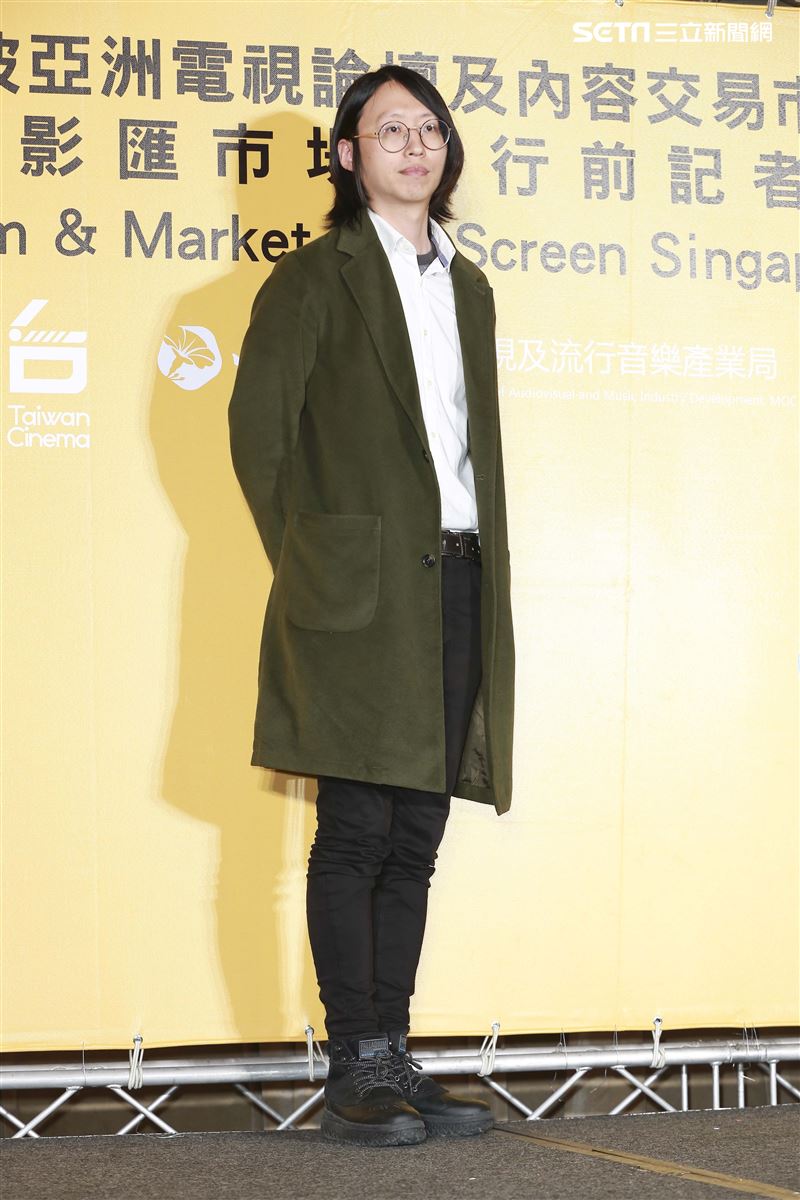 2019新加坡電視影匯市場展行前記者會《違反校規的跳投》導演李若辳。（圖／記者林士傑攝影）