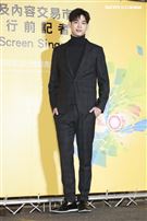 2019新加坡電視影匯市場展行前記者會《違反校規的跳投》演員簡伯廷。（圖／記者林士傑攝影）