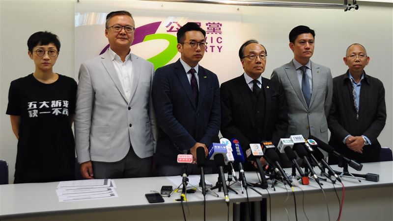 泛民政黨籲港警撤離理大官員總辭