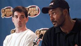 John Stockton與Karl Malone。（圖／翻攝自推特）