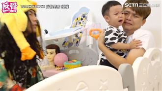 鴨頭瑋哥嚇哭蔡桃貴　網：放開那小孩