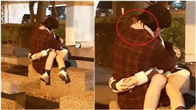 情侶公園忘情交疊！他拍照怒譙…網全驚呆：這是靈異照片吧（圖／翻攝自爆怨公社）