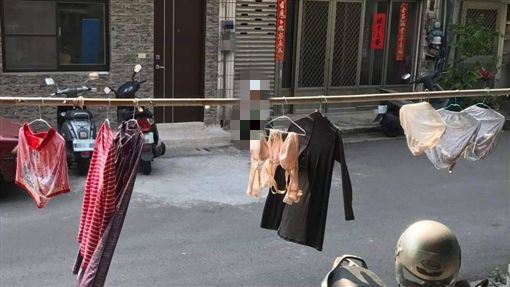 鄰居嬤門口留春光！男見內褲胸罩傻了