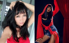 現年54歲的大陸女星張咪。微博