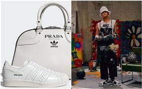 Prada官方IG更新了一張自家紙袋裝著Adidas、adidas originals的鞋盒，貼文一出就讓眾多粉絲們興奮不已；而韓團BIGBANG隊長權志龍G-DRAGON才剛退伍，立刻與NIKE聯名打造全新Air Force 1（翻攝IG）