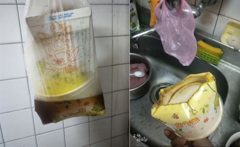 女訂牛肉麵！拿到「中空紙碗」傻眼了