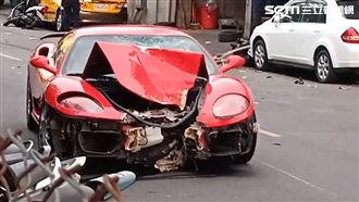 新莊法拉利逆向撞2機車！1女不治
