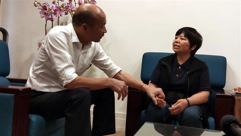 訪陳樹菊　韓國瑜稱：一心為台灣打拚