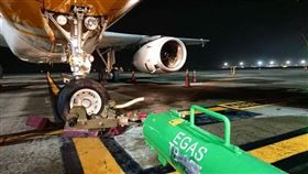 桃機,酷航,長榮航勤,拖車,鼻輪,檢修,地安