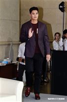 陳偉殷返台記者會。（圖/記者林聖凱攝影）