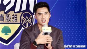 陳偉殷返台記者會。（圖／記者林聖凱攝影）