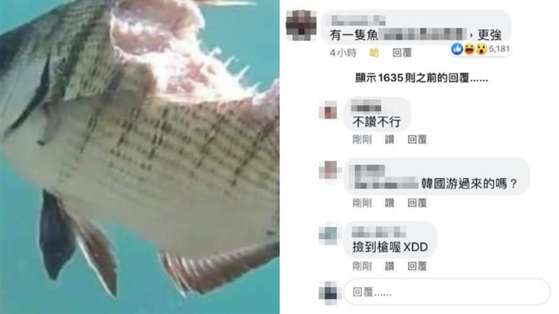 半身魚能活？留言撿到槍　萬人瘋朝聖