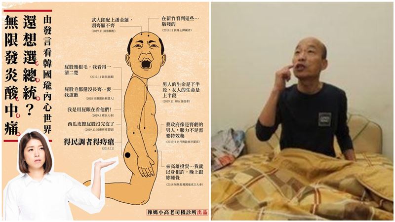 一圖懂韓國瑜！她酸：無限發炎酸中痛
