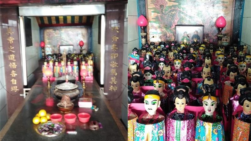 廟裡塞滿紙紮人偶！上百網友看了頭暈