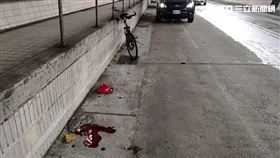 台北市內湖區金龍隧道車禍現場（翻攝畫面）