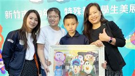 新竹市,王宏嘉,繪畫,特教美術比賽,第一名(圖/中央社)