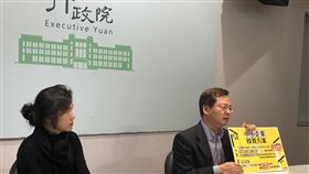 鼓勵中小企業投資 政府匡列貸款額度增至千億政委龔明鑫（右）27日表示，行政院已核定將「中小企業加速投資行動方案」中，原本匡列200億的貸款額度增加至1000億。中央社記者侯姿瑩攝 108年11月27日