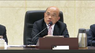 張善政咒住院　政院公布蘇揆影片