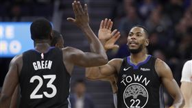 ▲格林（Draymond Green）傷後復出，勇士擊敗公牛終止3連敗。（圖／美聯社／達志影像）