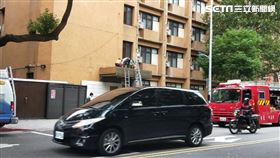 台灣大學男二宿舍驚傳墜樓意外（讀者提供）