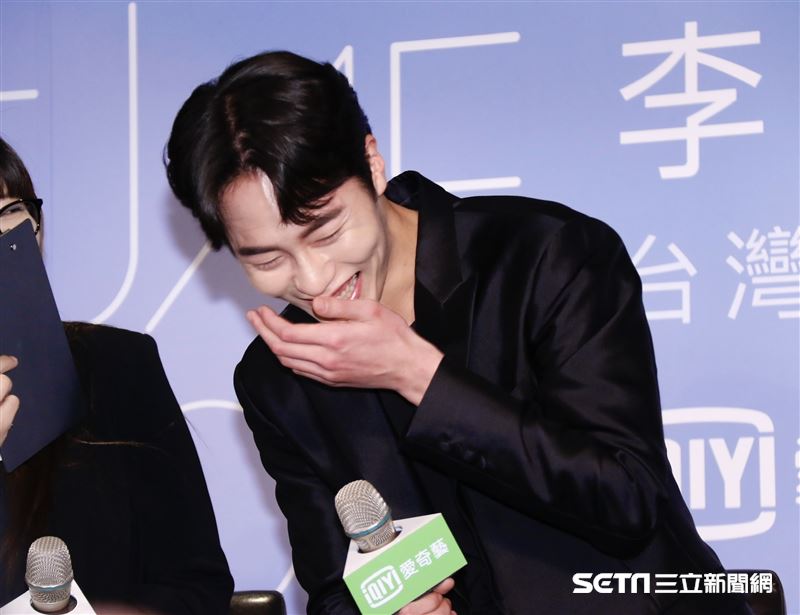 李宰旭來台參加「台灣媒體見面記者會」。（圖／記者林聖凱攝影）