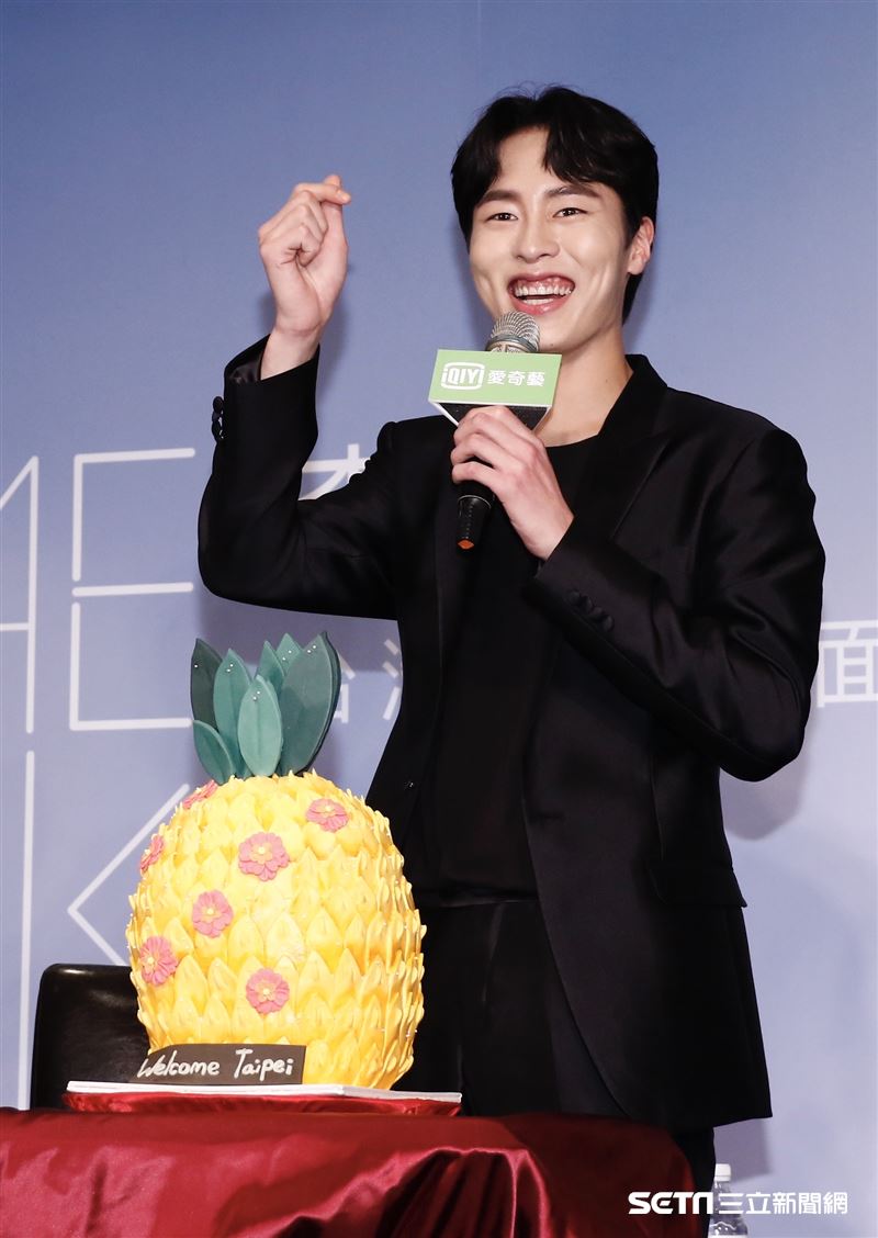 李宰旭來台參加「台灣媒體見面記者會」。（圖／記者林聖凱攝影）