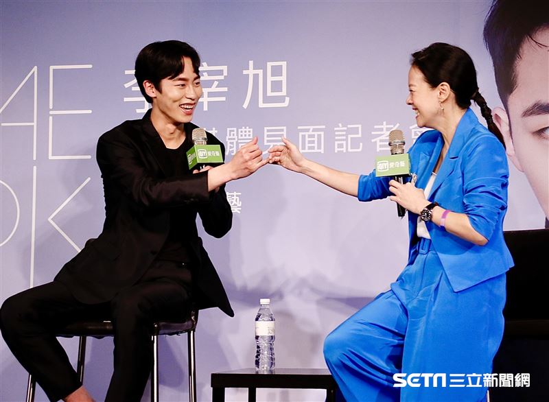 李宰旭來台參加「台灣媒體見面記者會」。（圖／記者林聖凱攝影）