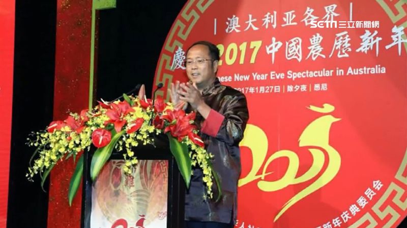 黃向墨來台探路！與蕭萬長洪秀柱合照