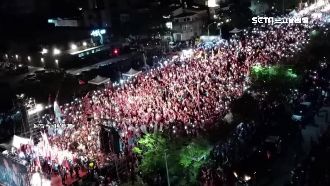 國瑜夜市沒人潮！杏仁妹嗆包圍藍黨部