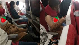 飛機,空姐,乘客,小可愛,北半球　圖／翻攝加藤軍路邊隨手拍