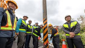 桃園市,鄭文燦,台15線,電纜地下化,防停電(圖/桃園市政府提供)中央社