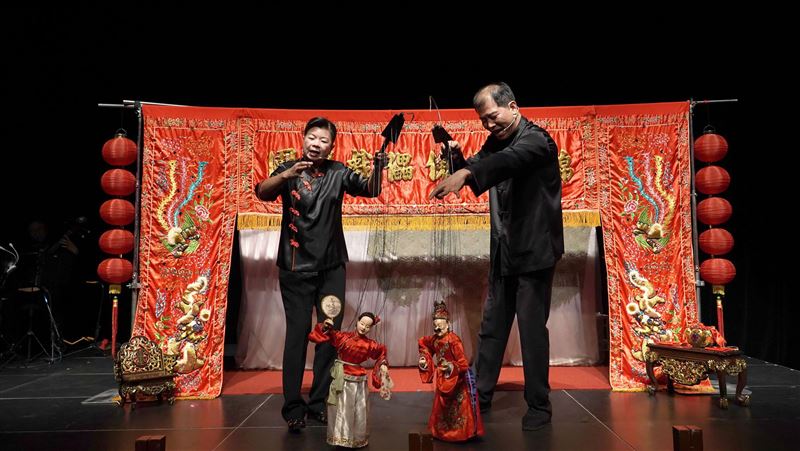 高雄傳統偶戲團隊　宜蘭傳藝園區演出