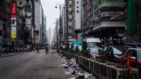 香港反送中,高度關注,華郵,北京,不解民主(圖/中央社)