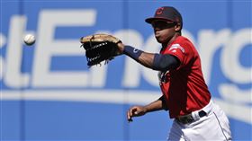 ▲張育成隊友艾倫（Greg Allen）當選2019年最強肩。（圖／美聯社／達志影像）