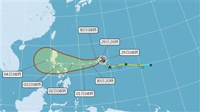 北冕颱風（圖／中央氣象局）
