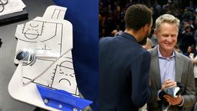 NBA／打爆戰術板！飆血柯爾講幹話
NBA,金州勇士,Steve Kerr,戰術板
翻攝自推特