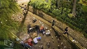 香港理工大學,警方,解封校園,尚未開放,修復(圖/翻攝自Stand News 立場新聞)