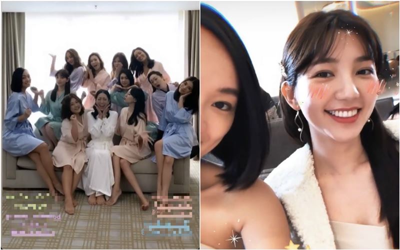 郭雪芙伴娘辣裝曝光！甩哀傷燦笑合照