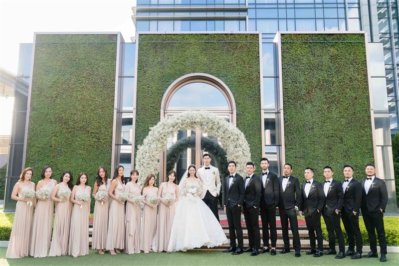 毛加恩,羅雯,婚禮。圖／傑星傳播有限公司提供