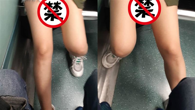 對座辣妹雙腿狂插中間　他羞爆：怎辦